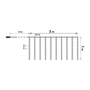 Perdea luminoasa 100 micro LED, telecomanda, 3x1m