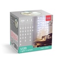 Perdea luminoasa, 200 LED, IP44, 8 programe, 4.2m