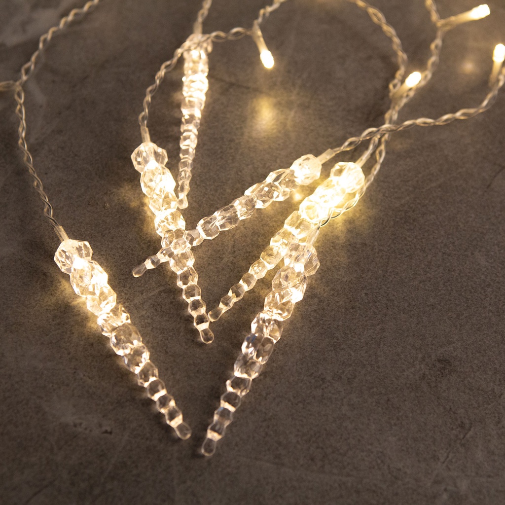 Perdea luminoasa, turturi 184 LED, IP44, 3.5x0.7m