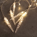 Perdea luminoasa, turturi 184 LED, IP44, 3.5x0.7m