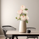 Planta artificiala decorativa, crizantema roz, 12x58cm