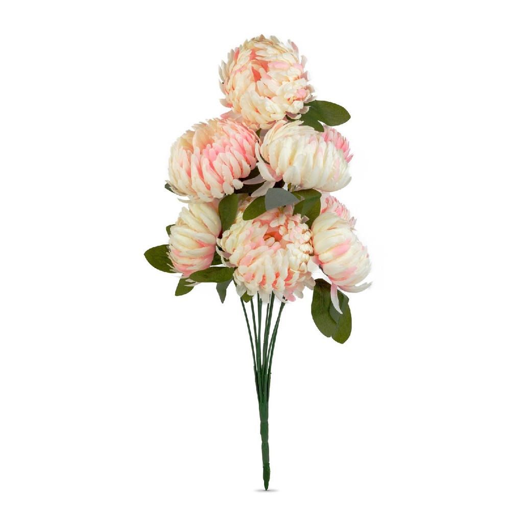 Planta artificiala, crizantema roz, 12x58cm