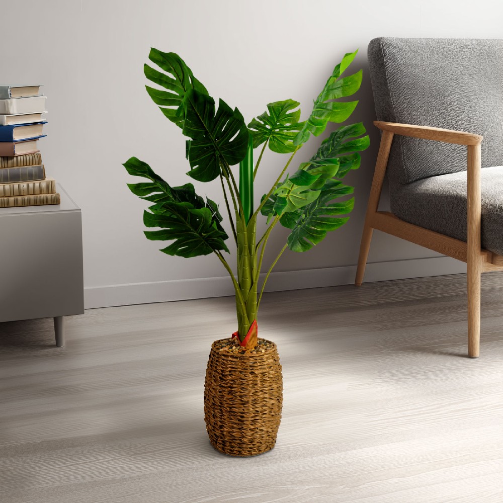 Planta artificiala filodendron verde, 100cm