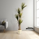 Planta decorativa artificiala palmier verde, 1.5m