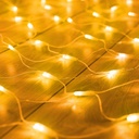 Plasa luminoasa, 100 LED, telecomanda, 1.5x1.5m