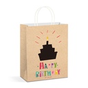 Punga cadou, hartie craft, 265x127x330mm, 2 modele