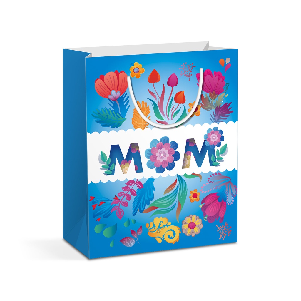 Punga cadou, hartie, 265x127x330mm, 4 modele