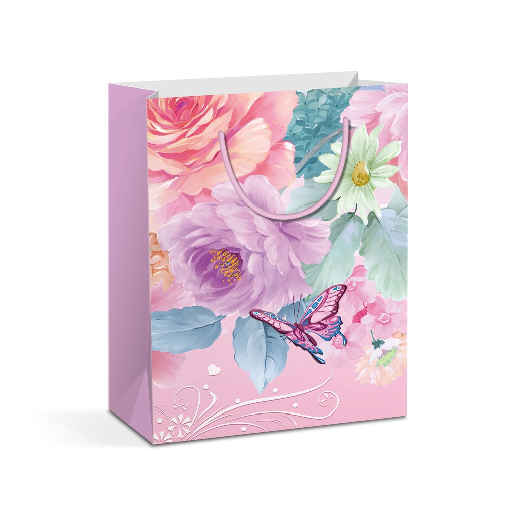 Punga cadou, hartie, 330x102x457mm, 4 modele