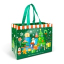 Punga cadou, textil netesut, 4 modele, 31x25x17cm