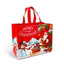 Punga decorativa pt cadouri, textil netesut,  4 modele, 31x25x17cm