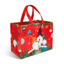 Punga cadou, textil netesut, 4 modele, 31x25x17cm