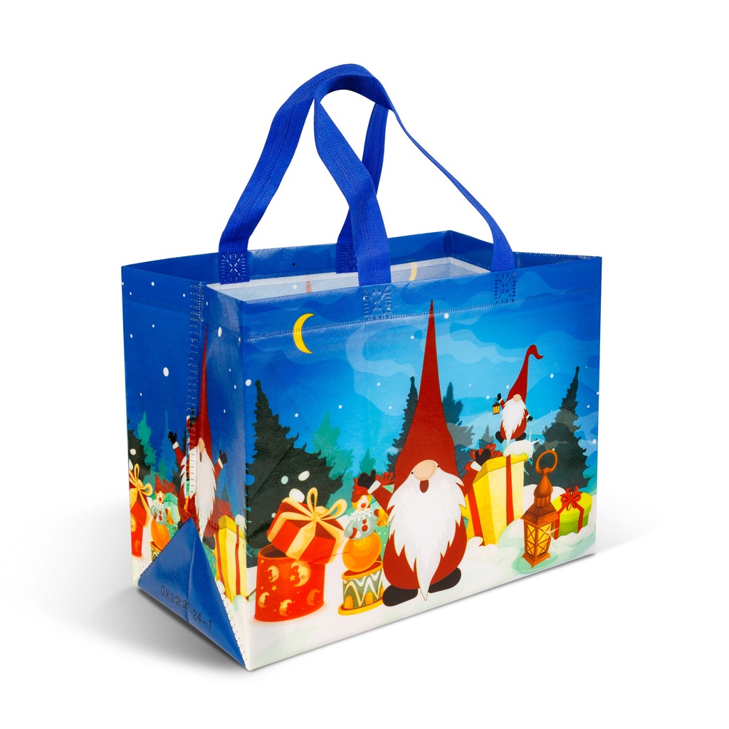 Punga cadou, textil netesut, 4 modele, 31x25x17cm