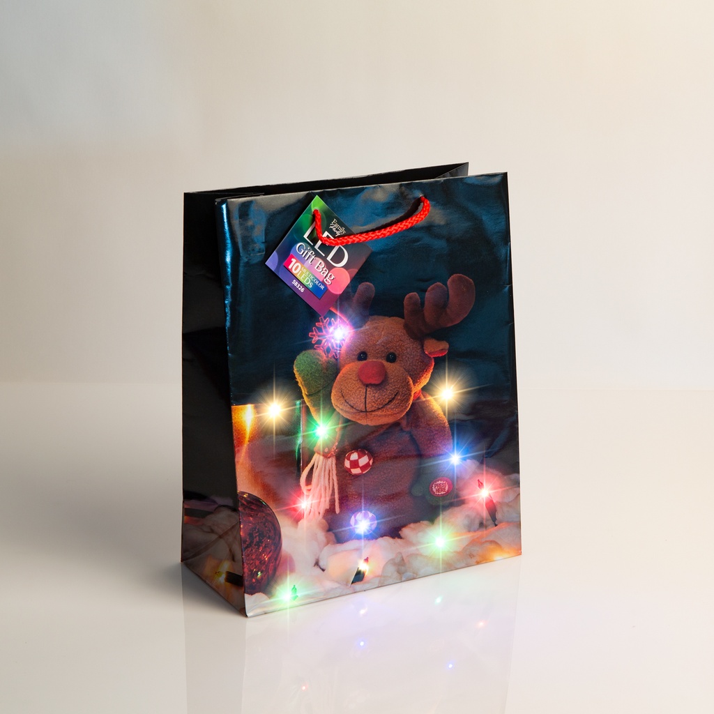 Pungi cadou, LED, 265x127x330mm, set 12 buc.