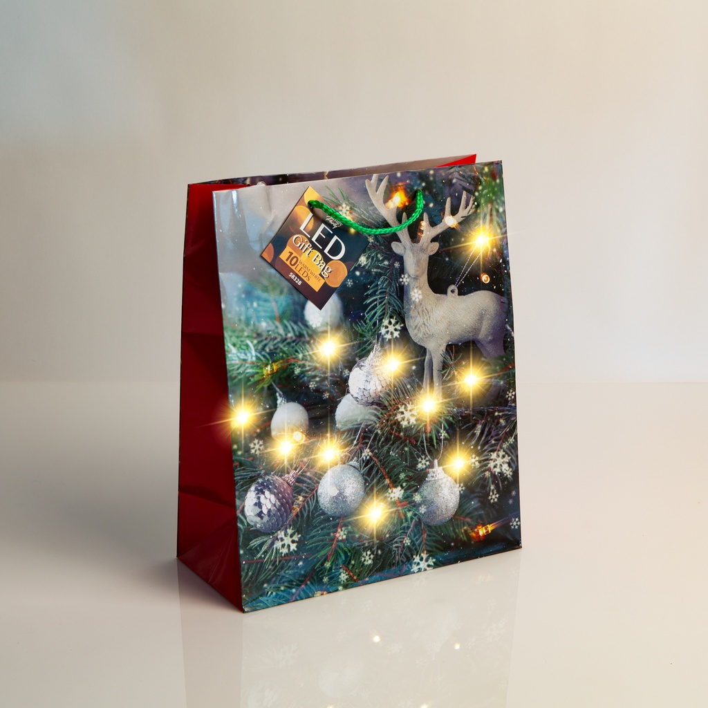 Pungi cadou, LED, 265x127x330mm, set 12 buc.