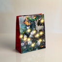 Pungi cadou, LED, 265x127x330mm, set 12 buc.