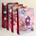 Pungi cadou, LED, 330x102x457mm, set 12 buc.