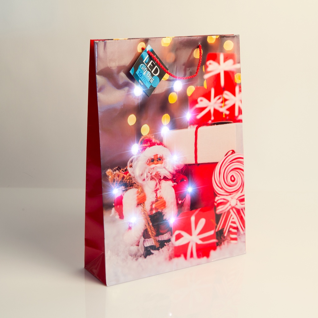 Pungi cadou, LED, 330x102x457mm, set 12 buc.