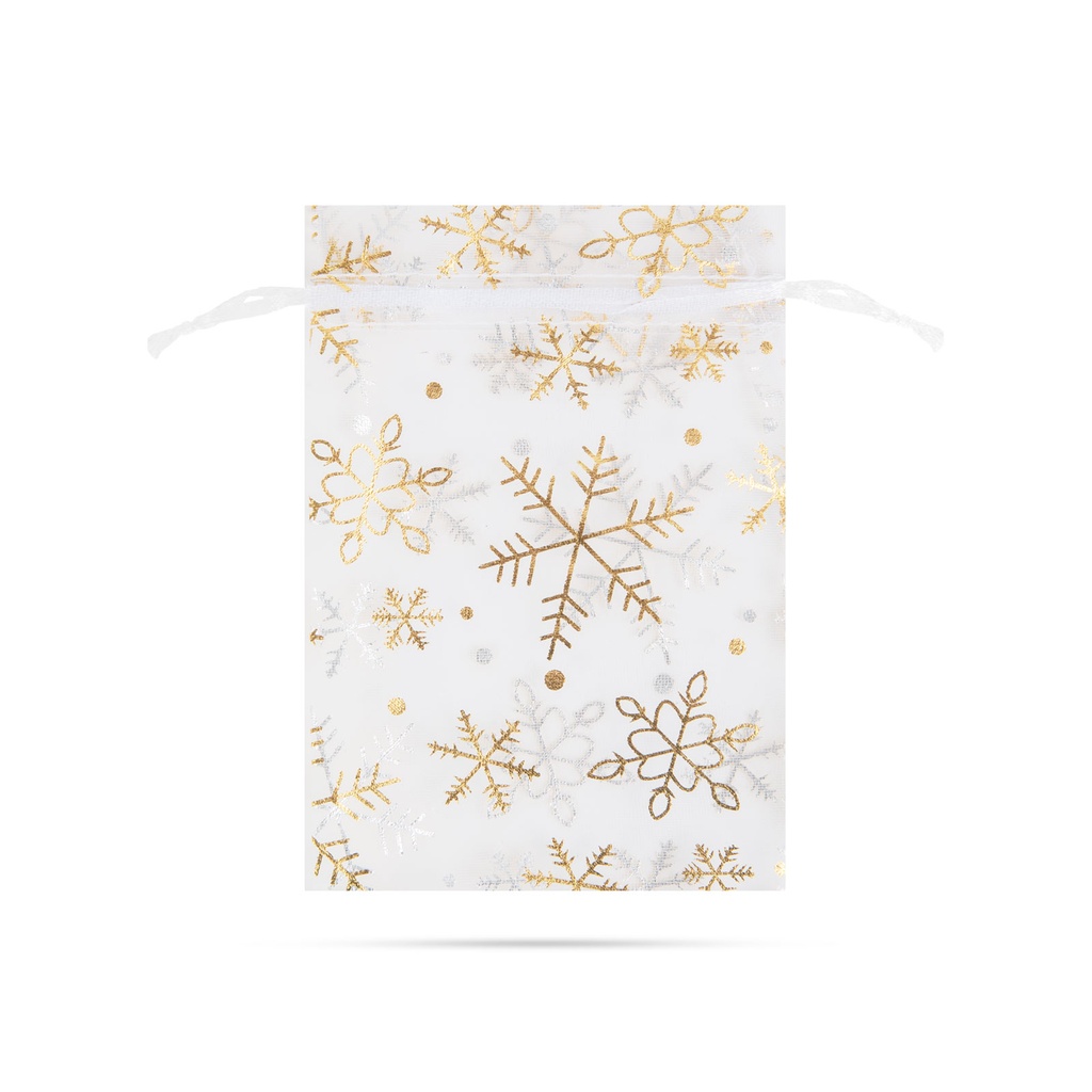 Saculeti organza pt cadouri, 10x15cm, set 12 buc.