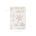 Saculeti organza pt cadouri, 10x15cm, set 12 buc.