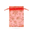 Saculeti organza pt cadouri, 10x15cm, set 12 buc.