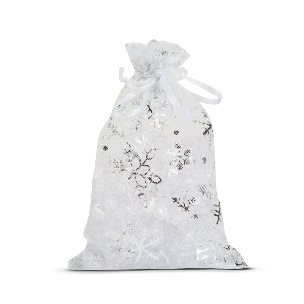 Saculeti organza pt cadouri, 10x15cm, set 12 buc.