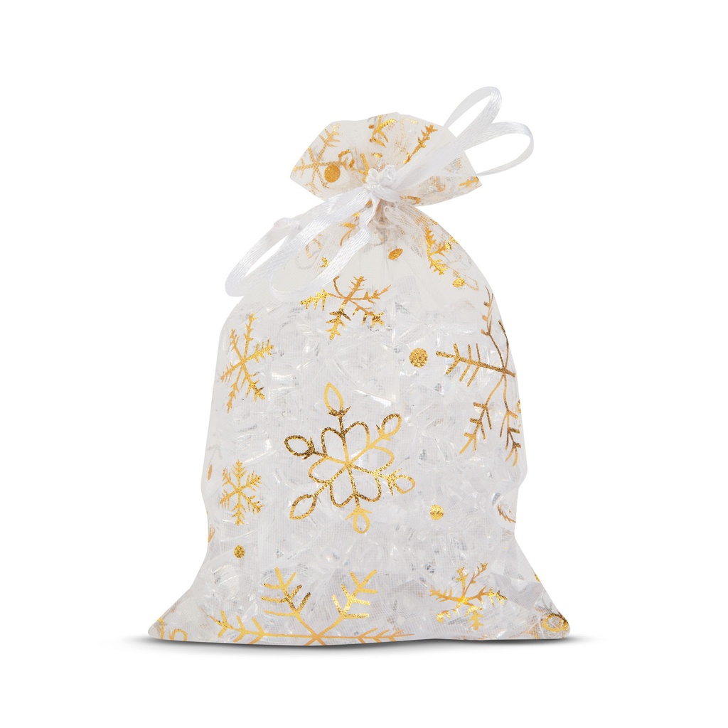 Saculeti organza pt cadouri, 10x15cm, set 12 buc.