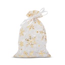 Saculeti organza pt cadouri, 10x15cm, set 12 buc.