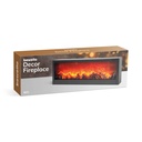 Semineu cu efect de flacari LED, baterie/USB, 60x10x20cm