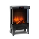 Semineu electric, 1000/2000 W, incalzitor radiant cu LED, 37x22x56cm