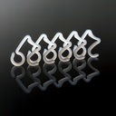 Agatatoare lumini jgheab, set 50 buc.