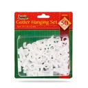 Agatatoare lumini jgheab, set 50 buc.