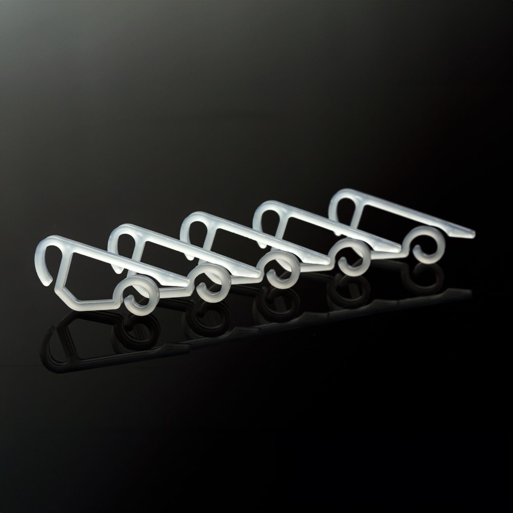 Agatatoare lumini jgheab, dublu, set 50 buc.