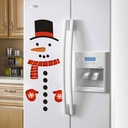 Set autocolante Craciun, om de zapada, 40x70cm