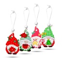 Ornamene brad, spiridusi, 4 modele, set 12 buc.