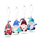 Ornamene brad, spiridusi, 4 modele, set 12 buc.