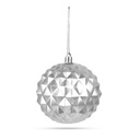 Set globuri brad, argintii, set 6 buc.