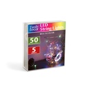Sir de lumini Craciun, 50 LED, multicolor, 5m