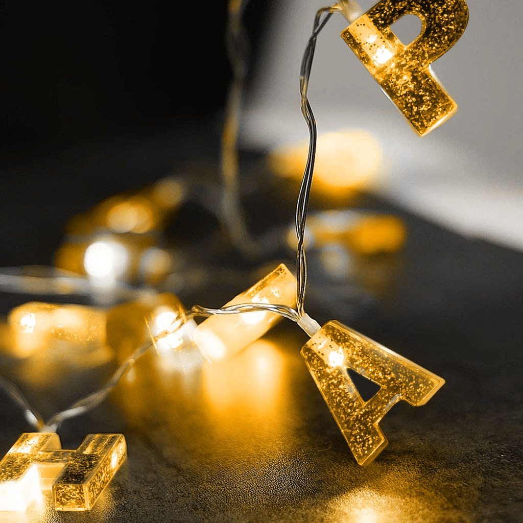 Sir lumini, La multi ani, 13 LED, 2m