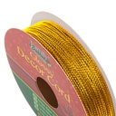 Snur decor stralucitor, auriu, 10m