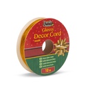 Snur decor stralucitor, auriu, 10m