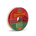 Snur decor stralucitor, rosu, 10m