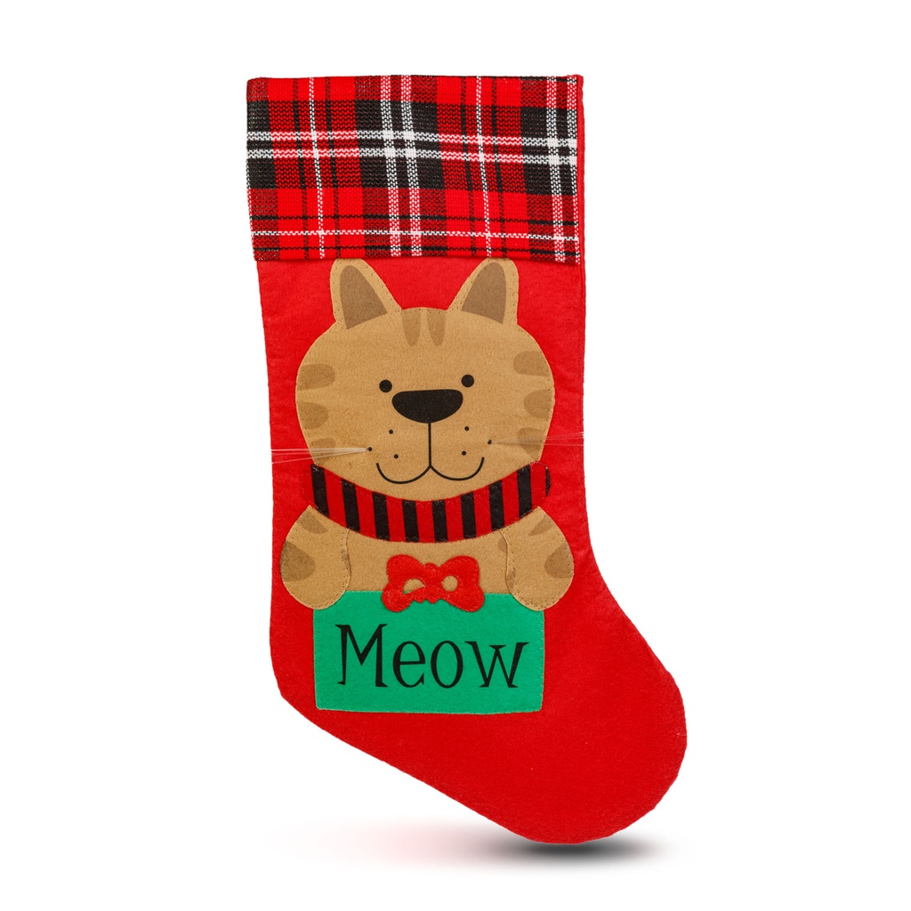 Soseta decorativa animale, model pisica, 42x24cm