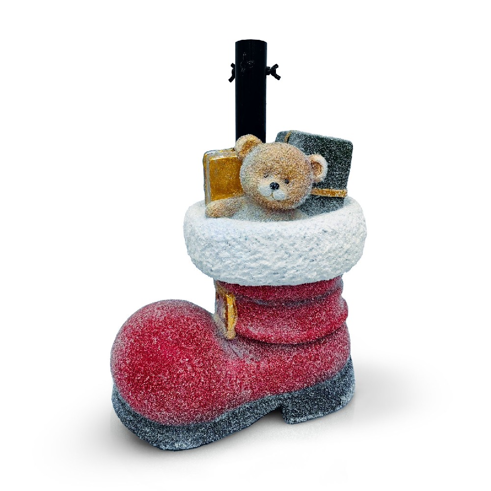 Suport brad Craciun, cizma, 35.5x22.4x45.5cm