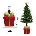 Suport brad Craciun, cadou, 28.5x27.7x41.5cm