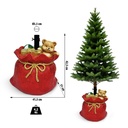 Suport brad, sac Mos Craciun, 41.5x31x42.5cm