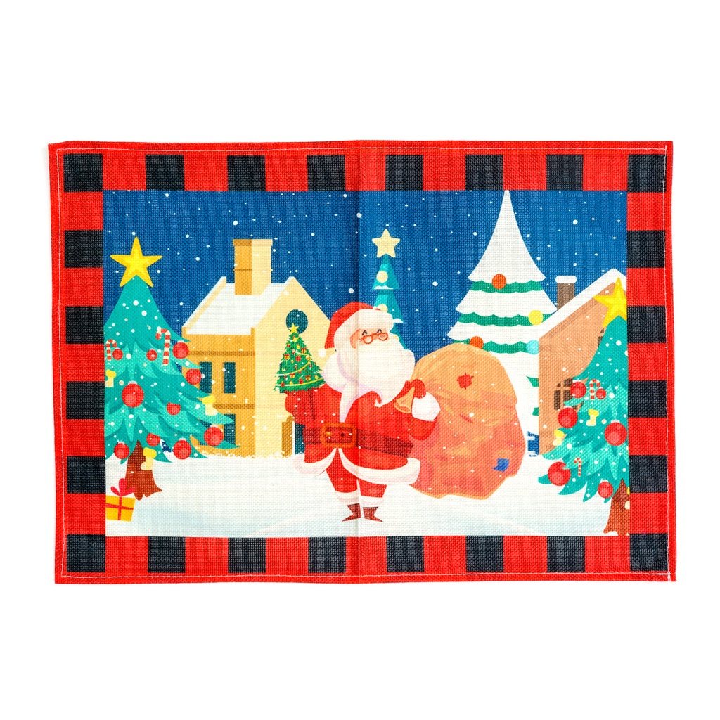 Suport farfurie, model Mos si brad, 46x32cm