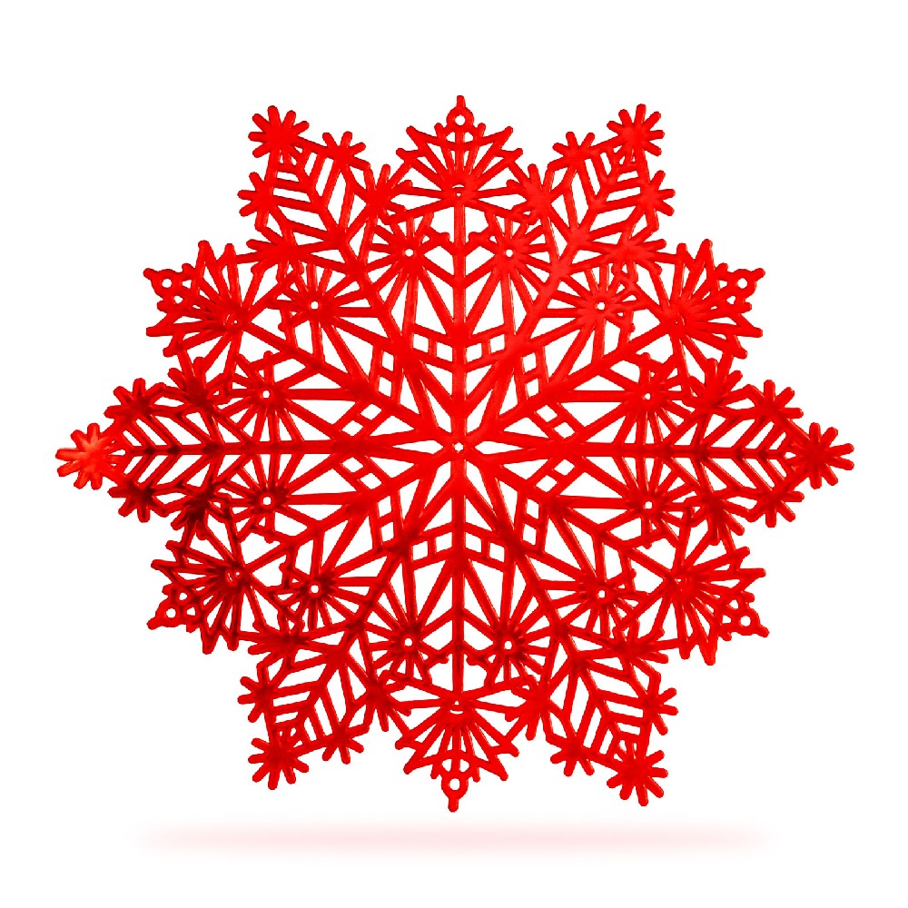 Suport de vase din silicon, rosu, Fi 38cm