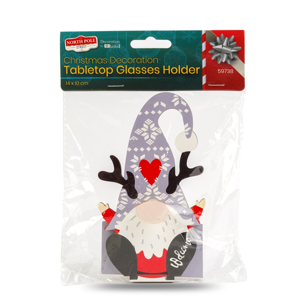 Suport decorativ ochelari, MDF,14x10cm