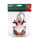 Suport decorativ ochelari, MDF,14x10cm