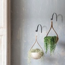 Suport ghivece de flori, metal vopsit, 15cm